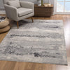 7’ x 10’ Gray Modern Abstract Area Rug