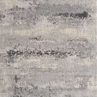 7’ x 10’ Gray Modern Abstract Area Rug