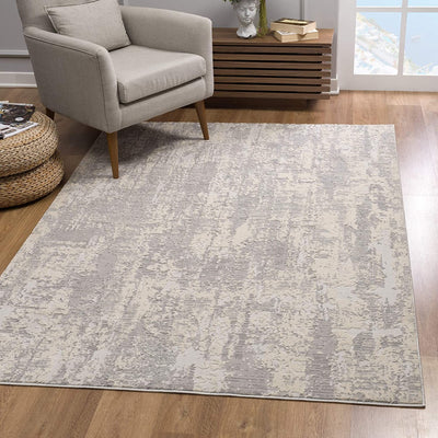 7’ x 10’ Gray Metro Modern Abstract Area Rug