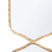 Gold Quad Geo Mirror