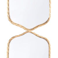 Gold Quad Geo Mirror