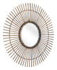 Gold Tribal Round Mirror