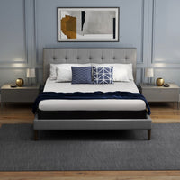 11.5" Lux Copper Infused Gel Memory Foam and High Density Foam Mattress Cal King