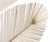 Gold Modern Suave Reed Wall Art
