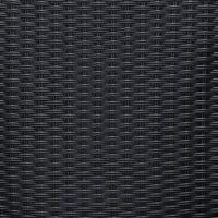 Woven Chevron Black Bar Chair