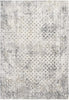 4’ x 6’ Gray and Ivory Distressed Area Rug