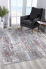 4’ x 6’ Gray Abstract Pattern Area Rug