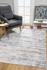 4’ x 6’ Gray Modern Distressed Area Rug