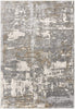 5’ x 8’ Beige and Gray Distressed Area Rug