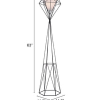 Black Diamond Floor Lamp Black