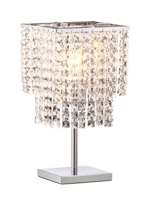 Dazzle Falling Crystals Table Lamp