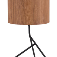 Brown and Black Treetop Table Lamp