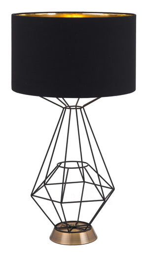 Black Diamond Table or Desk Lamp
