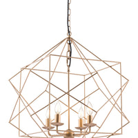 Gold Modern Geo Chandelier