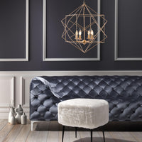 Gold Modern Geo Chandelier