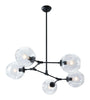 Dimpled Glass Ceiling Lamp
