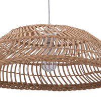 Wide Basket Ceiling Lamp Natural