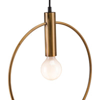 Gold Ring Ceiling Lamp