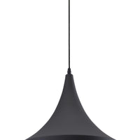 Matte Black Tipi Ceiling Lamp