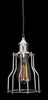 Caged Ceiling Lamp Nickel