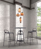 Amber and Black Hanging Ceiling Lamp