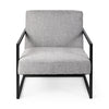 Geo Modern Gray and Black Accent or Side Chair