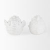 Coastal White Puffer Fish Shaped Bookends