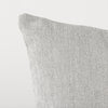 Ash Gray Basket Weave Accent Throw Pillow