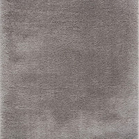 7’ x 9’ Gray Modern Solid Shag Area Rug