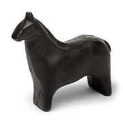 Black Cast Aluminum Horse Shaped Sculpture