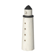 White Jumbo Rustic Wooden Lighthouse