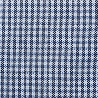 Set of 2 Blue Houndstooth Pillow Covers