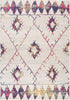 4’ x 6’ White Berber Pattern Area Rug