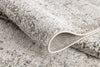 4’ x 6’ Gray and Ivory Abstract Distressed Area Rug