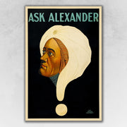 36" x 54" Vintage c1920s Alexander Vintage Magic Wall Art