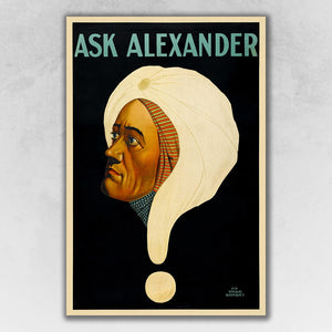 12" x 18" Vintage c1920s Alexander Vintage Magic Wall Art