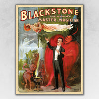 20" x 28" Vintage 1934 Blackstone Magic Wall Art