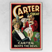 36" x 54" Vintage 1922 Carter Vintage Magic Poster Wall Art