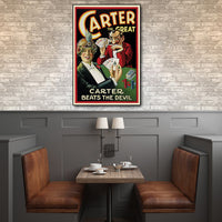 20" x 30" Vintage 1922 Carter Vintage Magic Poster Wall Art