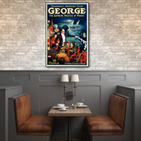 24" x 36" George the Supreme Master Vintage Magic Poster Wall Art