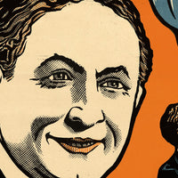 36" x 54" Houdini Spirits Vintage Magic Poster Wall Art