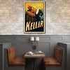 9" x 12" Kellar Drinks with the Devil Vintage Magic Poster Wall Art