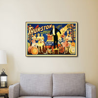 24" x 36" Thurston Out of a Hat Vintage Magic Poster Wall Art