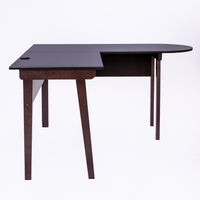 Mod Dark Brown L Shaped Computer Desk