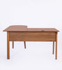 Mod Light Cherry Brown L Shaped Computer Desk