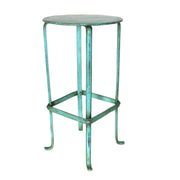 Light Blue Iron Plant Stand