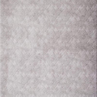 8’ x 11’ Gray Distressed Diamonds Area Rug