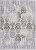4’ x 6’ Gray Dripping Damask Area Rug
