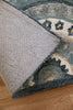 2’ x 7’ Gray Geometric Medallion Runner Rug