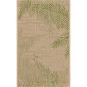 2’ x 3’ Green Palms Indoor Outdoor Scatter Rug